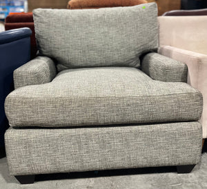 Plush Grey Armchair