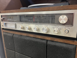 Record Player Unit with Track Receiver