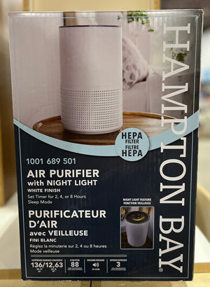 True HEPA 136 sq. ft. Air purifier