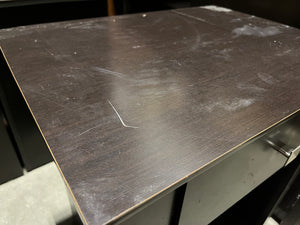 One-Drawer Dark Side Table