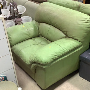 Green Leather Sofa