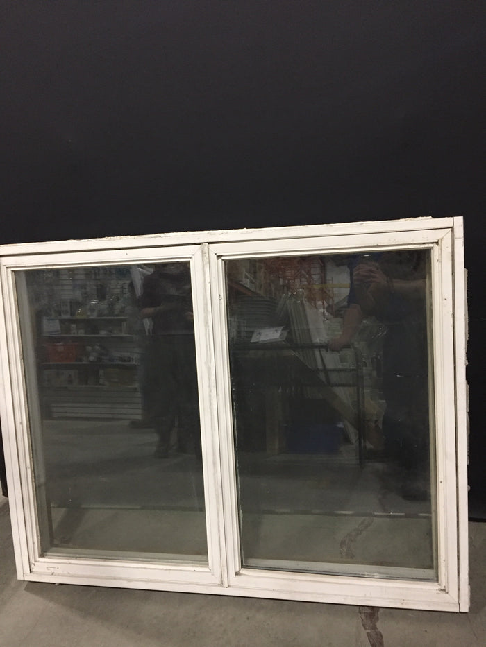 White Double Pane Casement Window (46x36x6.5)