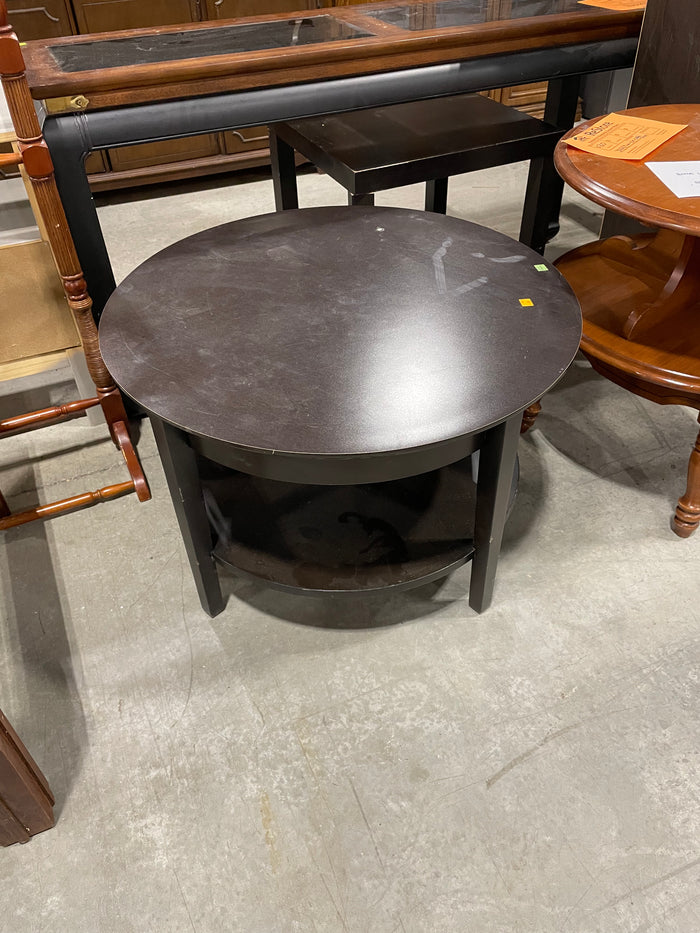 Black Circle Coffee Table