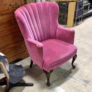 Pink Wingback Chair