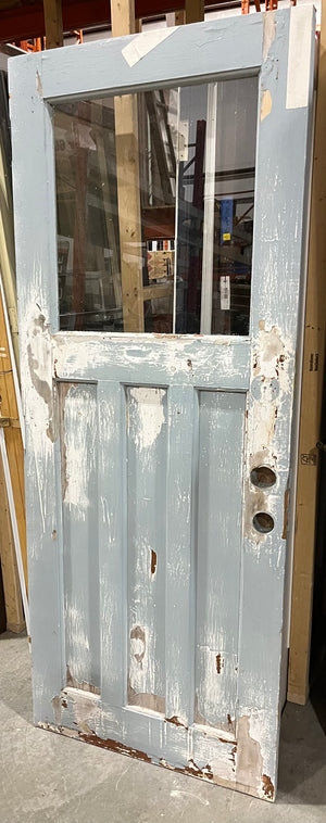 Painted Exterior Door with Window