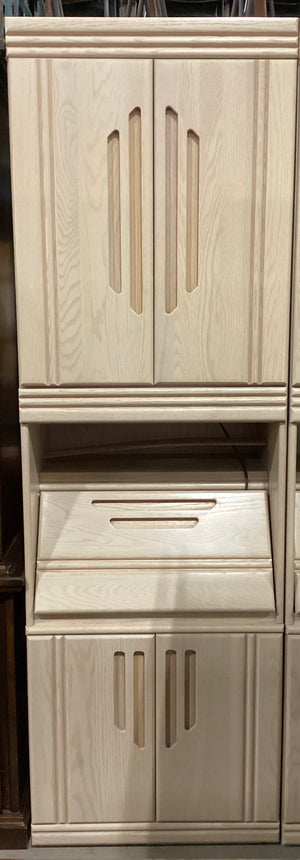 Unique Natural Wood Storage Cabinet