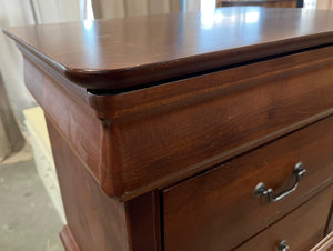 Two Solid Wood Cherry Nightstands