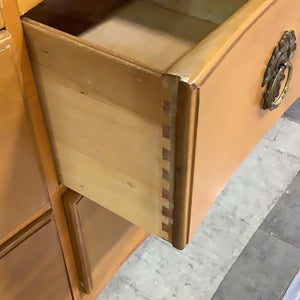 Glass Top Vintage Dresser