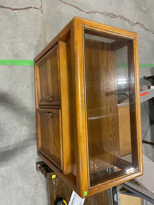 Sklar- Peppler Wood & Glass Cabinet