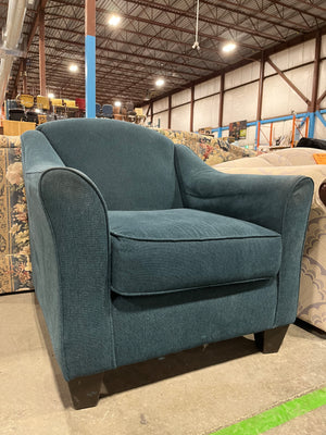 Steel Blue Armchair