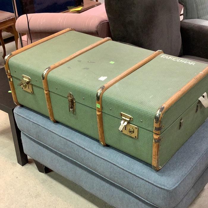 Green Steamer Trunk