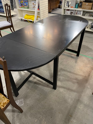 Large Black Dining Table