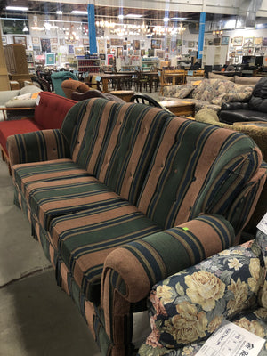Striped 3-Seater Couch