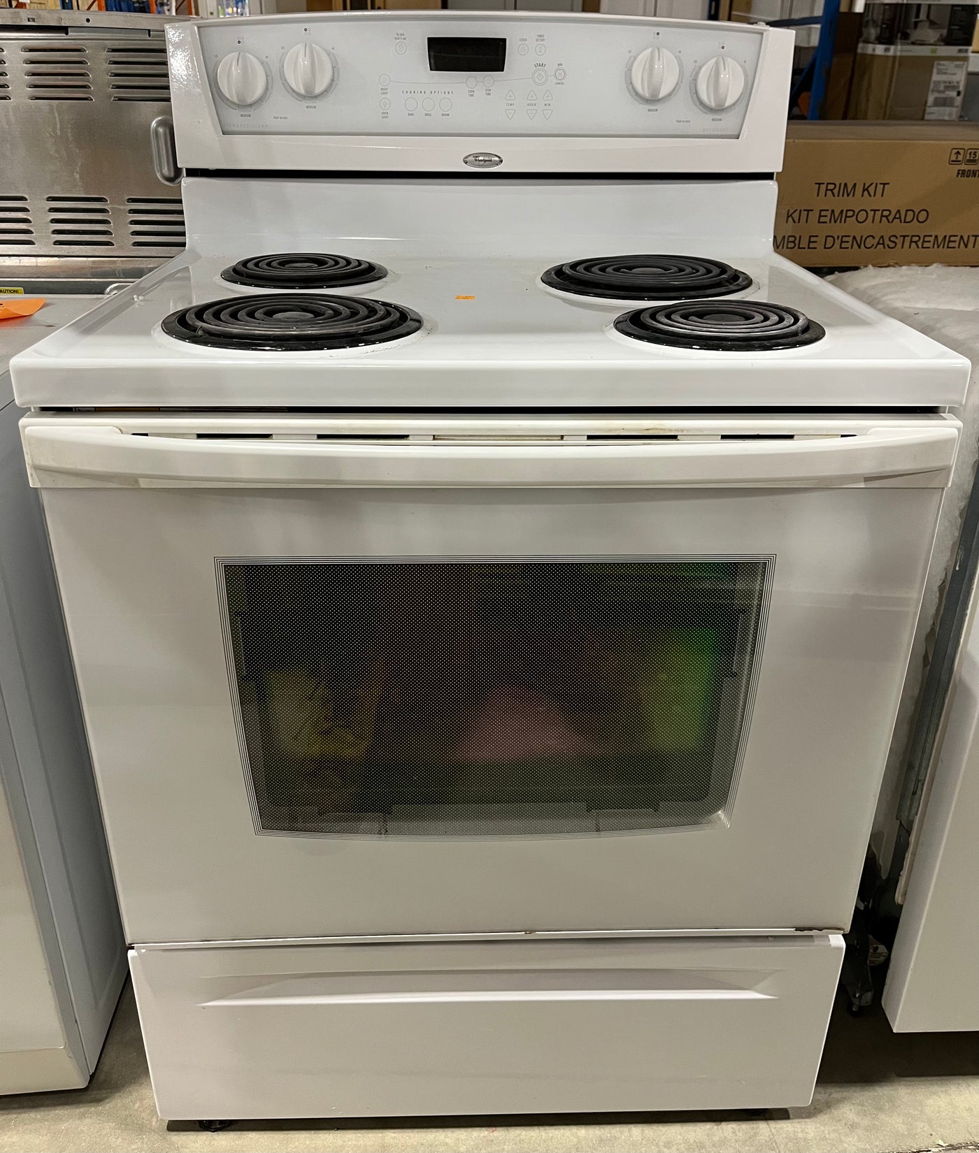 White Whirlpool Coil Stove Habitat for Humanity Greater Ottawa