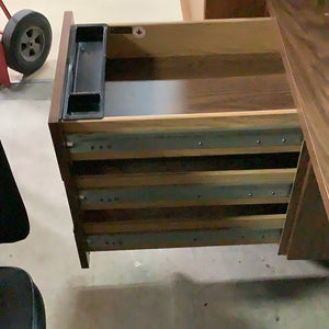 Wood Pattern Office Desk