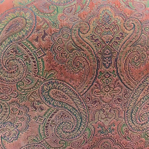Red Paisley Armchair