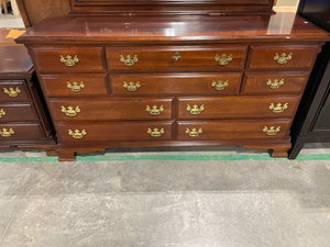 Long Dresser with Mirror & Bed Side Table