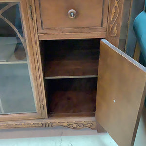 Glass Case Hallway Cabinet