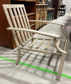 Metal Grey Patio Chair