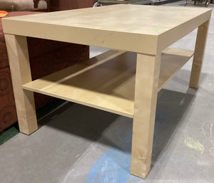 Simple Light Wood Coffee Table