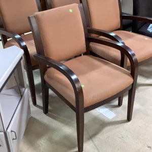 Brown Orange Arm Chair
