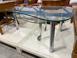Glass Tiered Coffee Table
