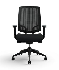 Ergonomic Black Swivel Focus Chair