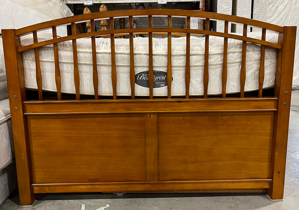 Golden Oak Full XL Bedframe Habitat for Humanity Greater Ottawa ReStore