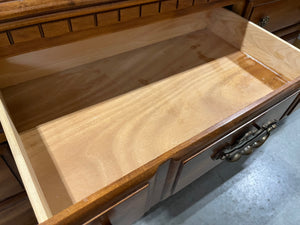 Long Wooden 9-drawer Dresser
