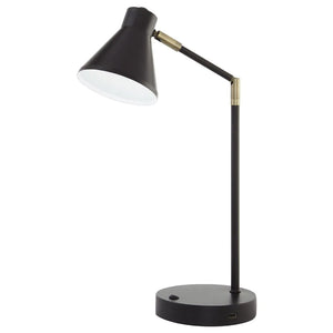 Integrated LED Desk Lamp in Matte Black