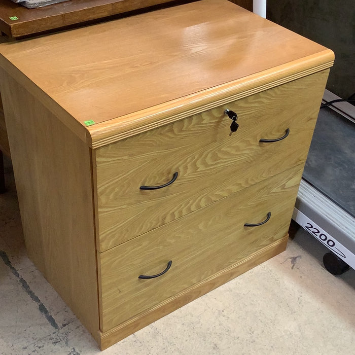 Wood Veneer Filing Cabinet