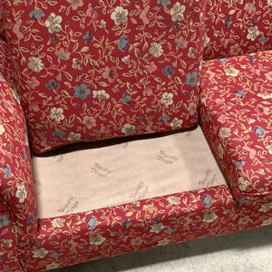 Red Flower Couch