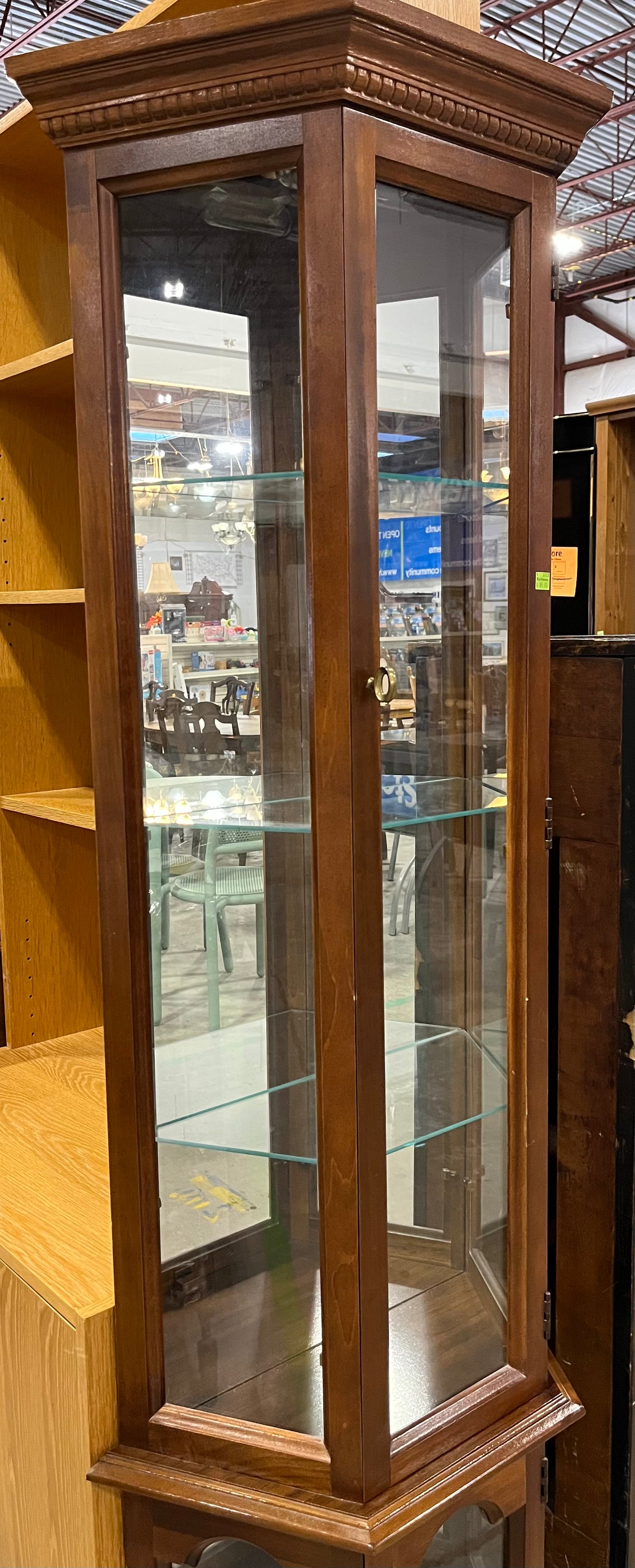 Buhler curio hot sale cabinet