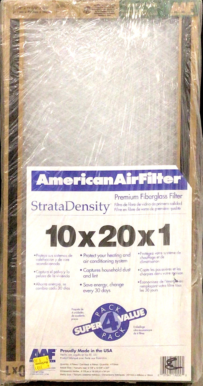 American AirFilter Strata Density (10”x20”x1”)