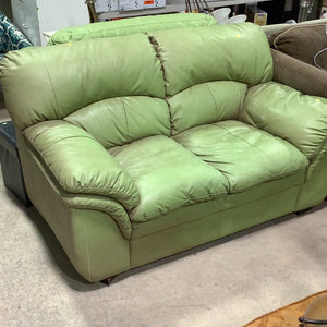 Green Leather Sofa