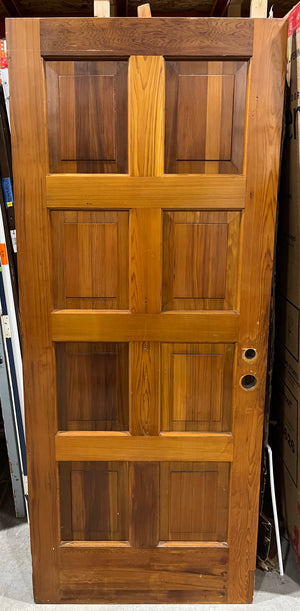 Stained Wood Door (33.75” x 81.75”)