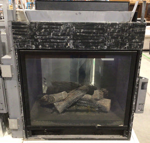 Majestic 36" Clean Face See-Thru Convertible Direct Vent Natural Gas Fireplace