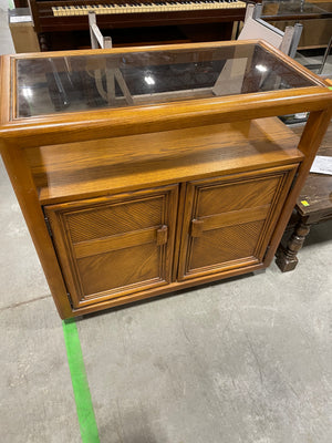 Sklar- Peppler Wood & Glass Cabinet
