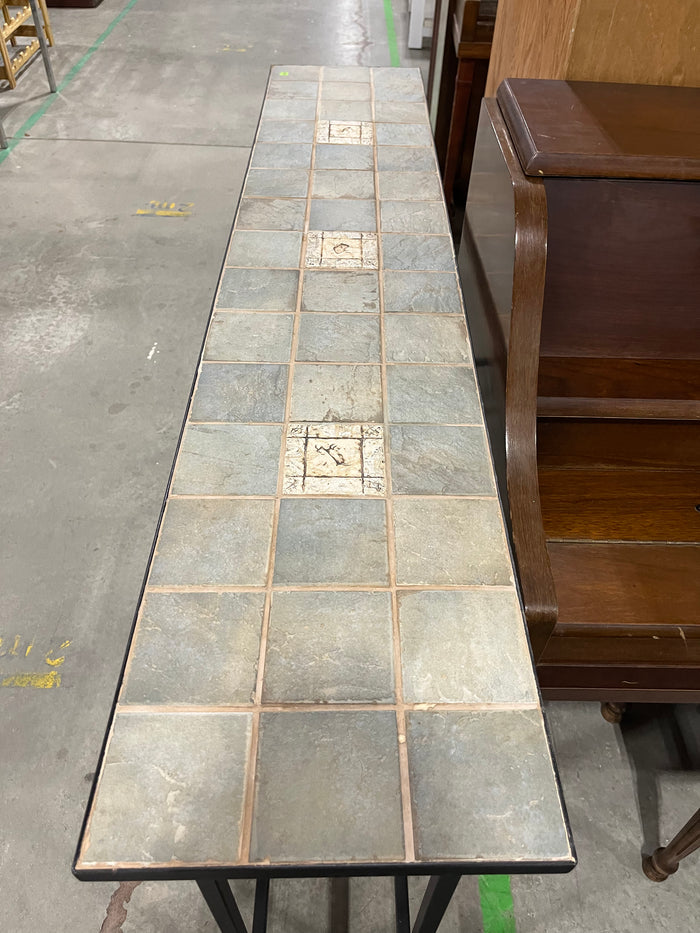 Elongated Tile Table