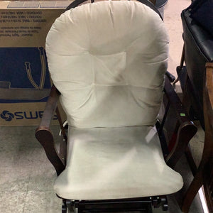 Cream Gliding Rocking Chair