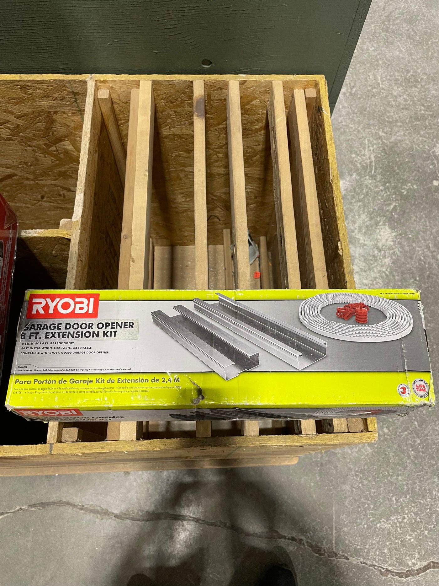 Garage door opener extension kit deals