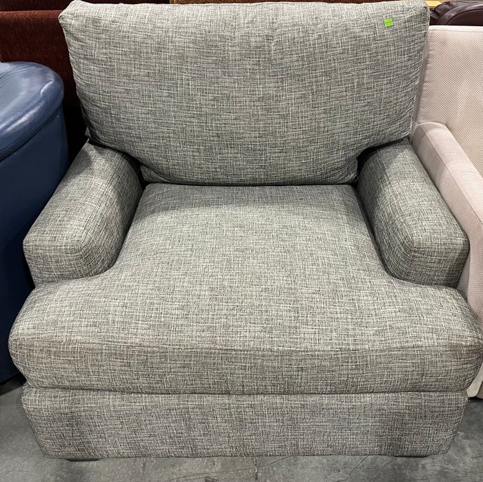 Plush Grey Armchair