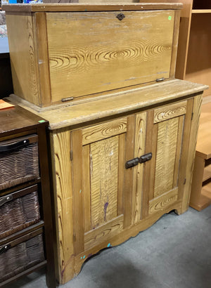 2-Piece Antique Solid Wood Dresser