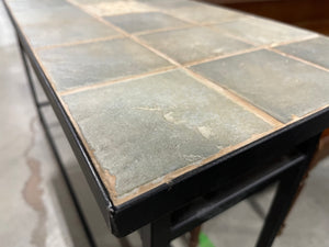 Elongated Tile Table