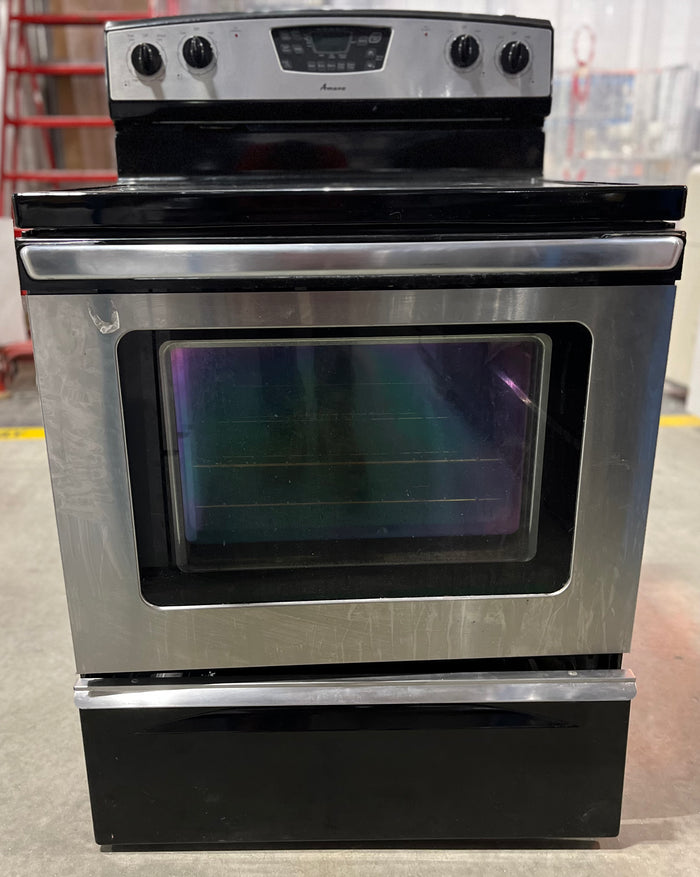 Amana Stainless Glass Top Electric Stove Habitat for Humanity
