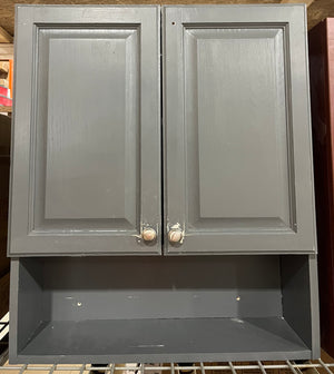 Navy Blue Double Cabinet