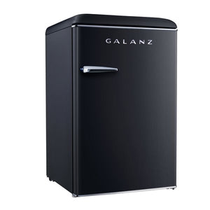 Galanz Retro Mini Refrigerator, Single Door Fridge