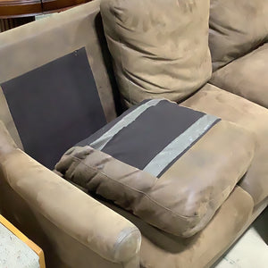 Brown Velcro Cushion Couch