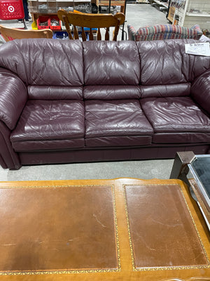 Faux Leather 3-Seater Couch