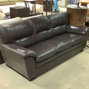 Black Leather Sofa